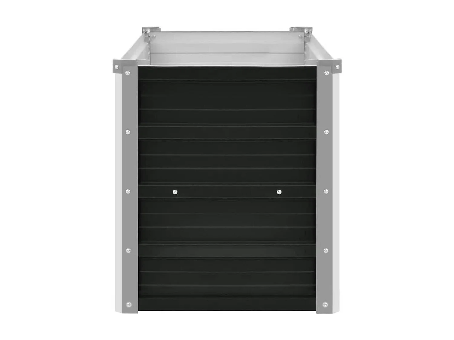 Lit surélevé de jardin Anthracite 160x40x45 cm Acier galvanisé