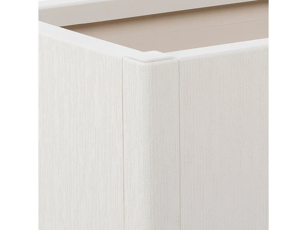 Jardinière blanc 80x36x35 cm PP