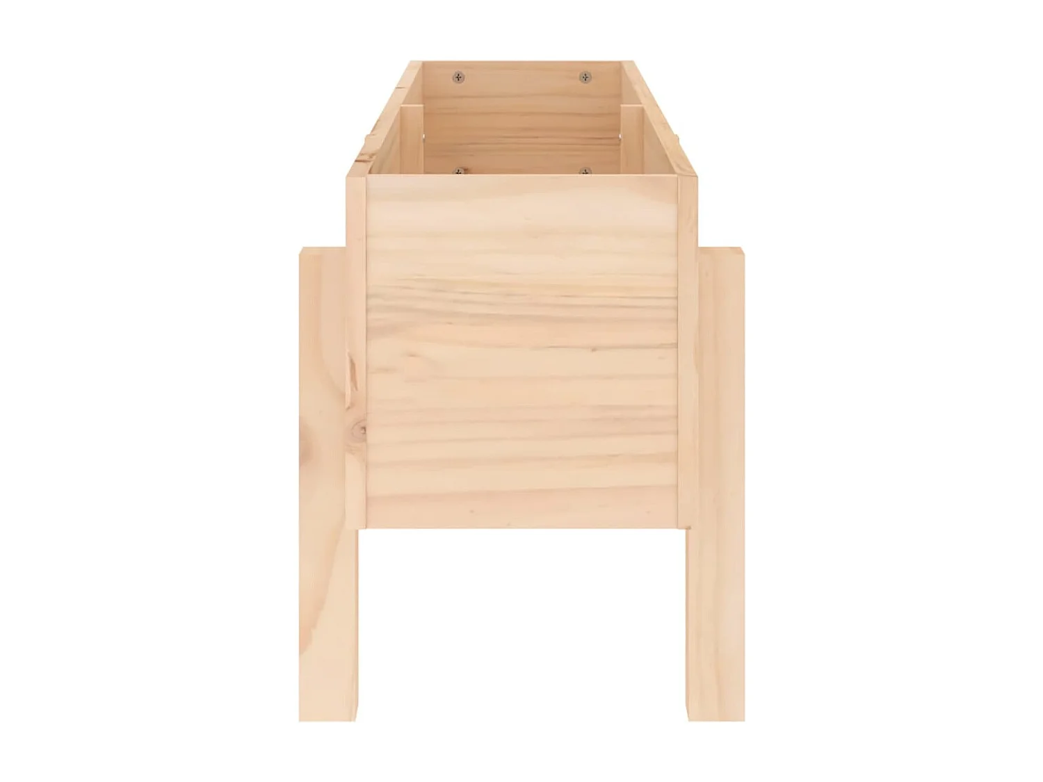 Lit surélevé de jardin 101x30x38 cm bois de pin massif