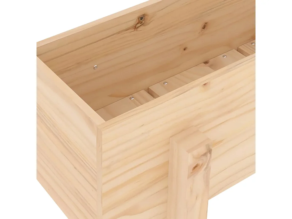 Lit surélevé de jardin 101x30x38 cm bois de pin massif