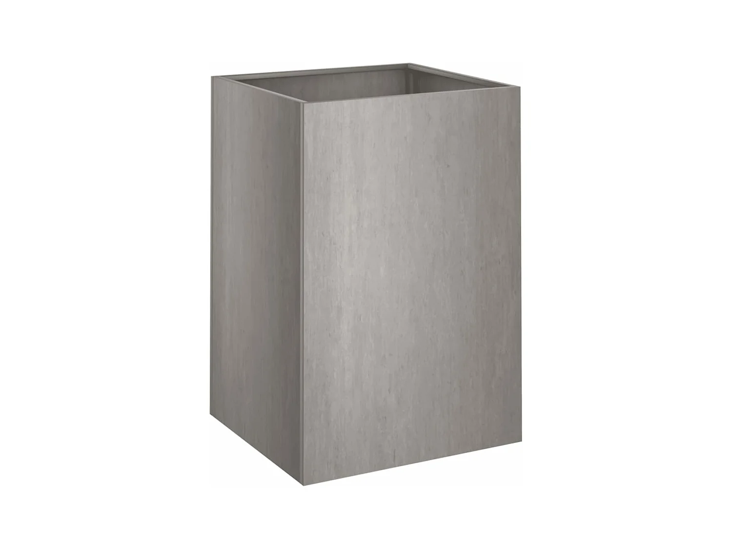 Jardinera de acero corten 52x48x75 cm