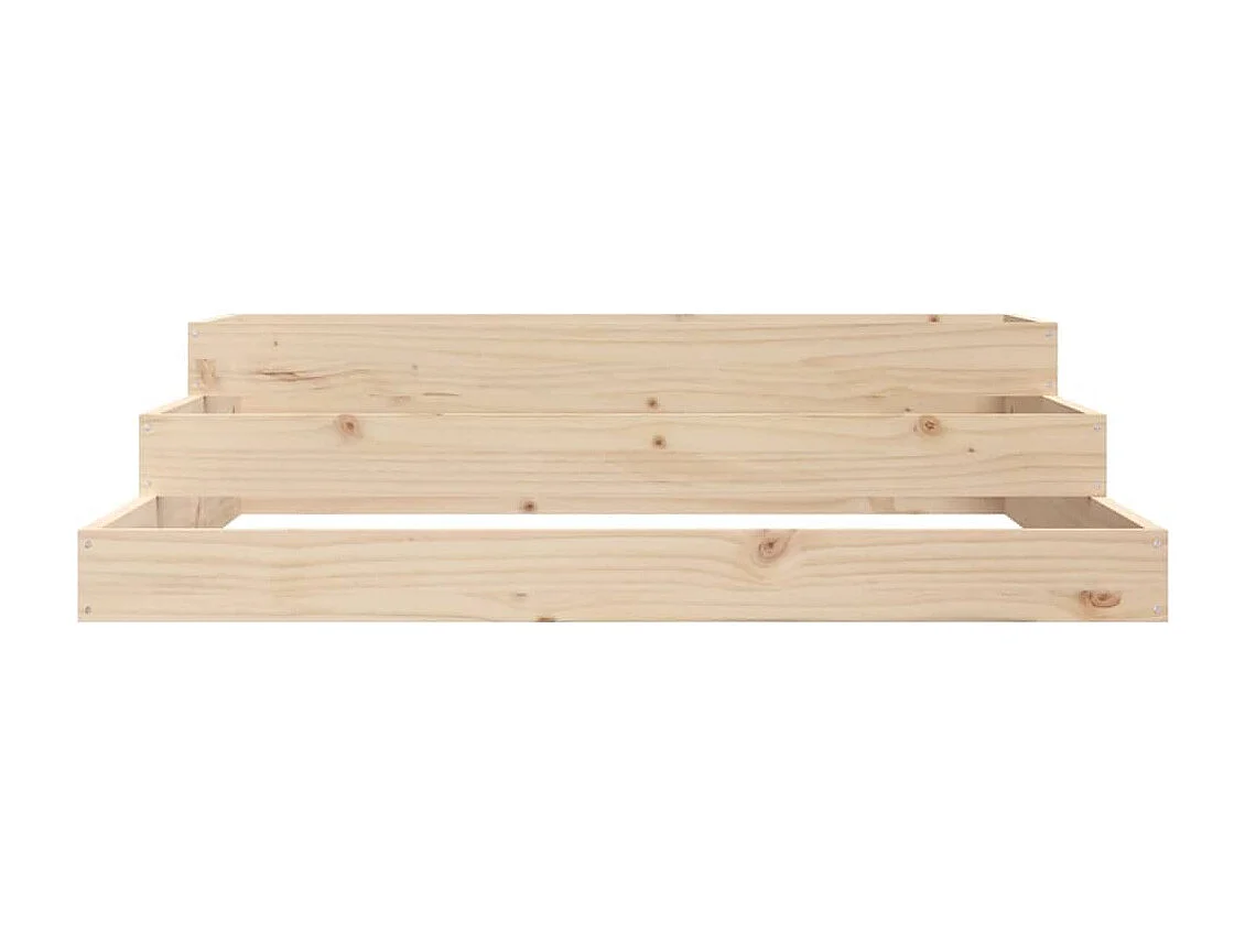 Jardinière 107x107x27 cm Bois massif de pin