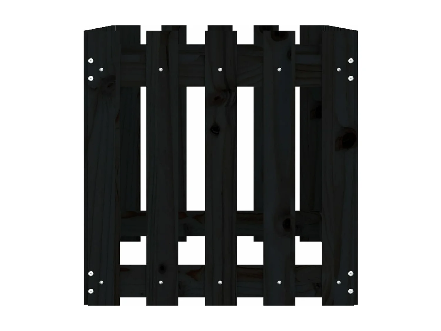 Lit surélevé de jardin design de clôture 100x50x50cm pin massif