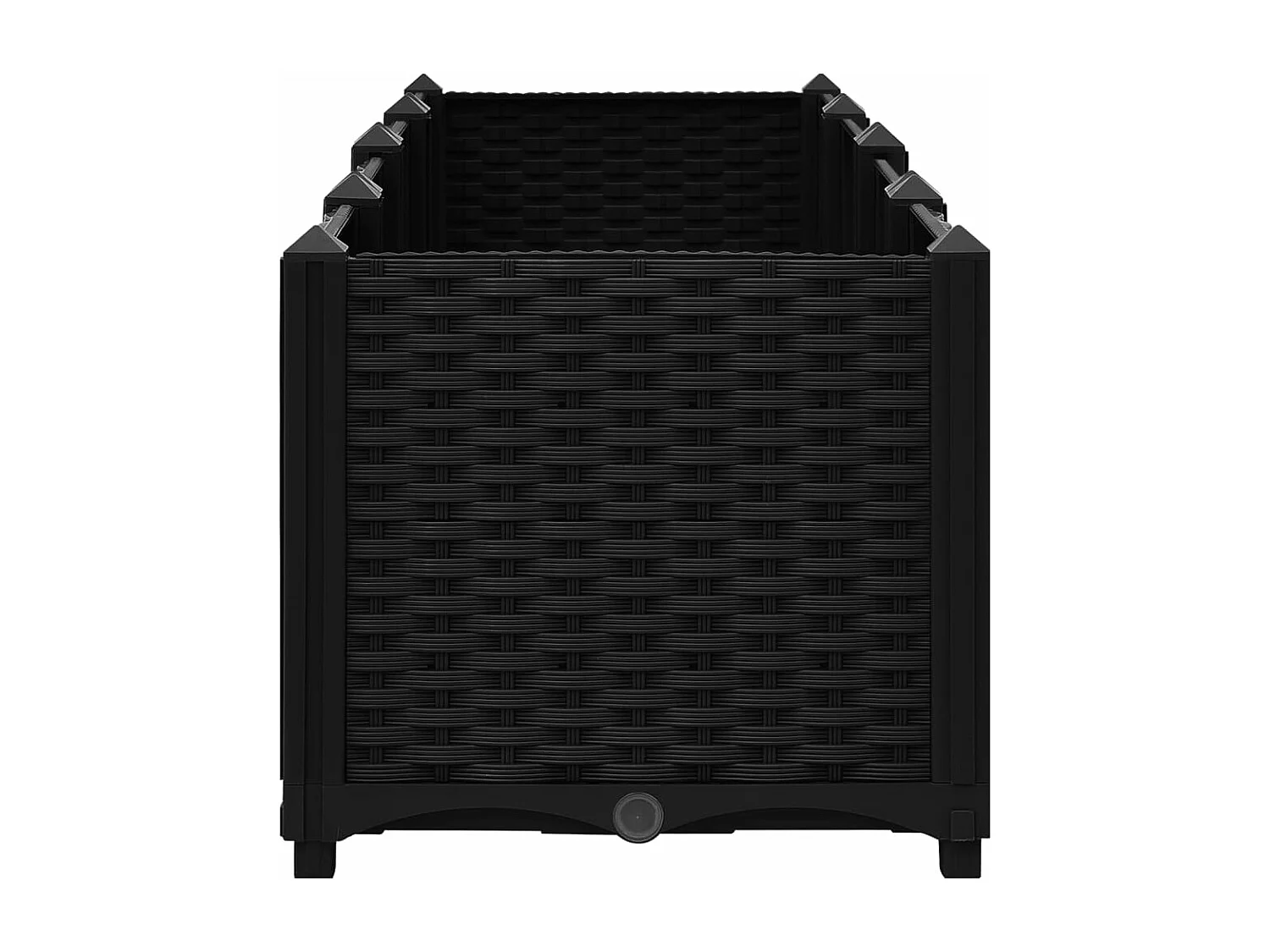 Canteiro elevado 160x40x38 cm polipropileno