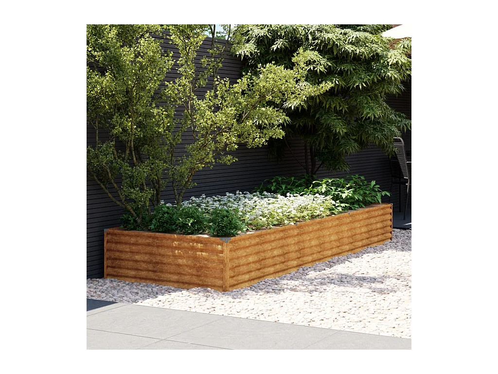 Jardinera acero corten 291x100x36 cm