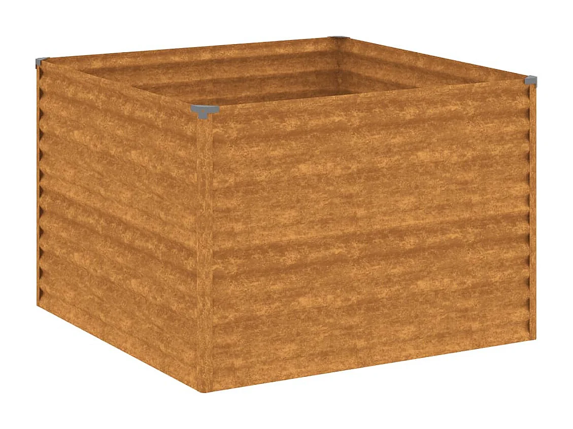 Jardinera de acero corten 100x100x69 cm