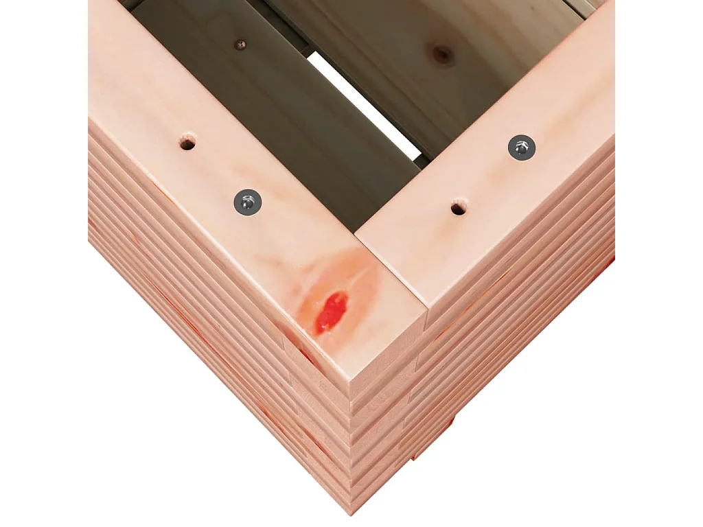 Jardinera madera maciza de abeto Douglas 40x40x49,5 cm