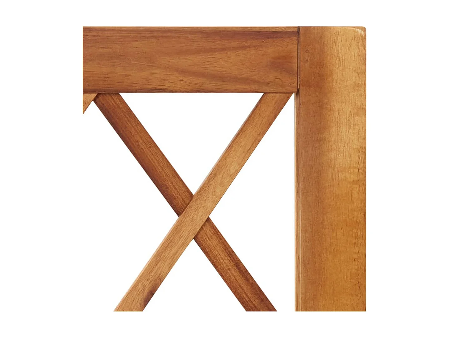 Lit surélevé de jardin avec treillis Bois massif d'acacia