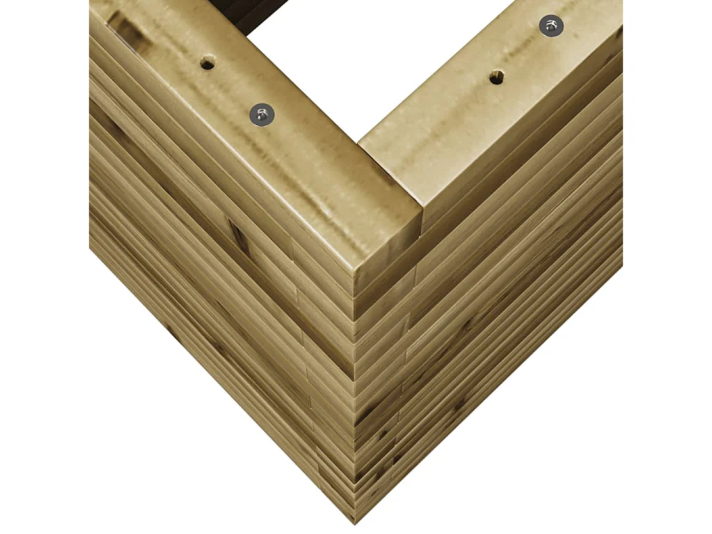Jardinière 90x40x68,5 cm bois de pin imprégné