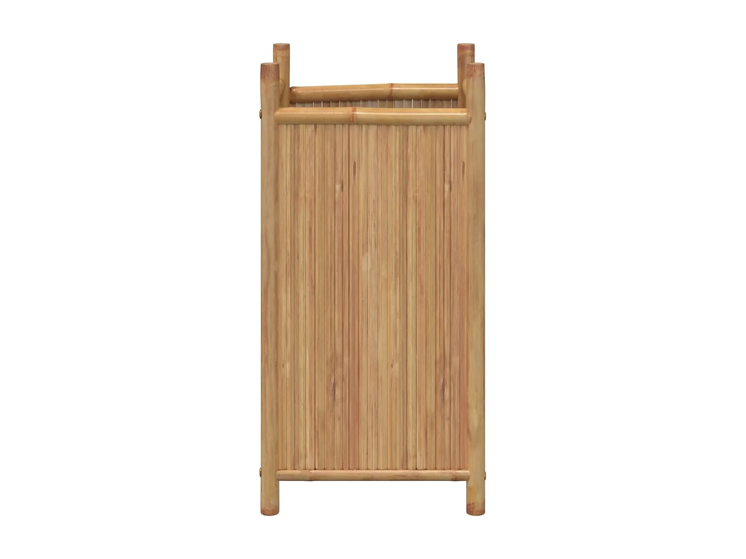 Vaso/floreira de jardim 40x40x80 cm bambu