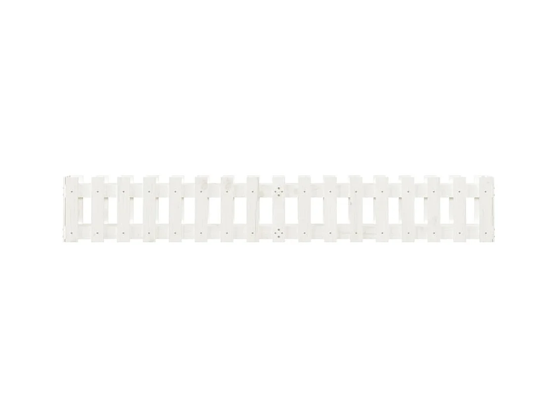 Lit surélevé de jardin design de clôture 200x30x30cm pin massif