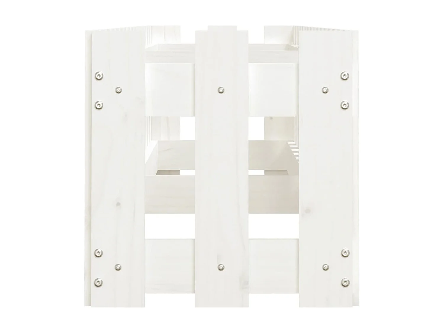 Lit surélevé de jardin design de clôture 200x30x30cm pin massif