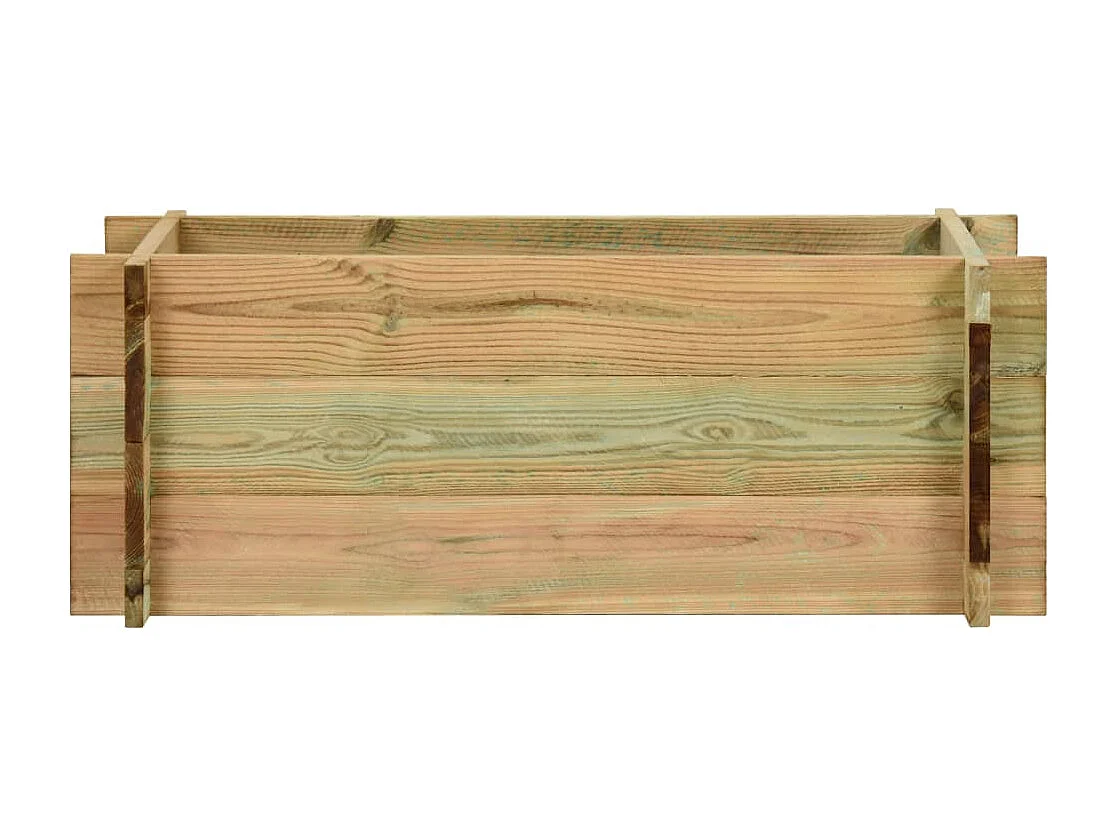 Jardinière surélevée pour légumes Bois de pin imprégné 80 cm