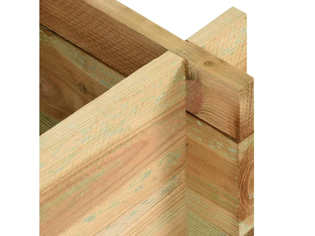 Jardinière surélevée pour légumes Bois de pin imprégné 80 cm