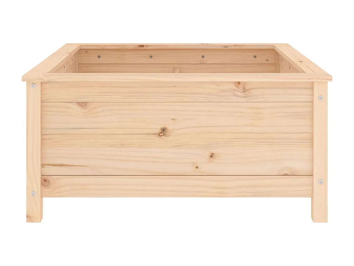 Jardinière 82,5x82,5x39 cm bois de pin massif
