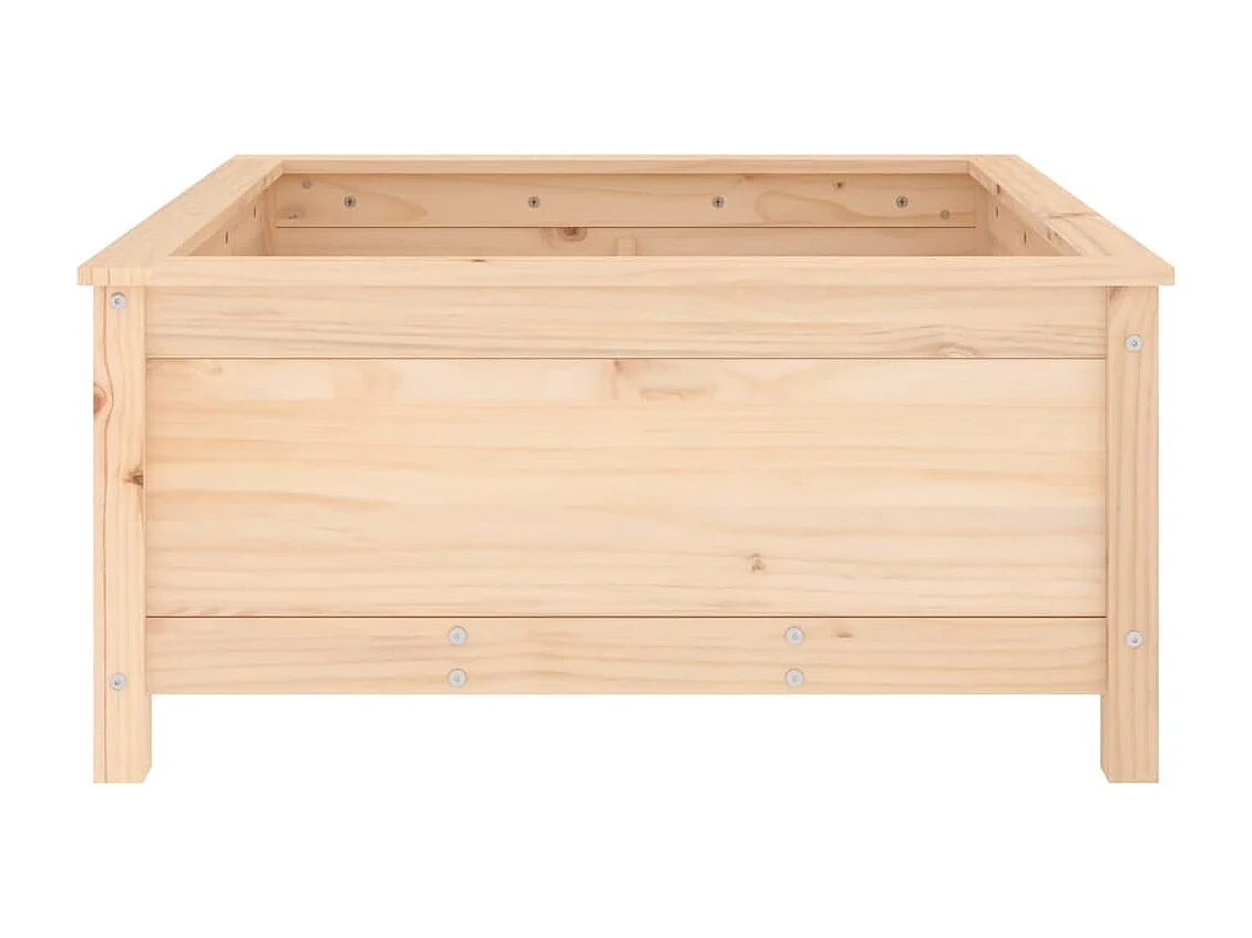 Jardinière 82,5x82,5x39 cm bois de pin massif