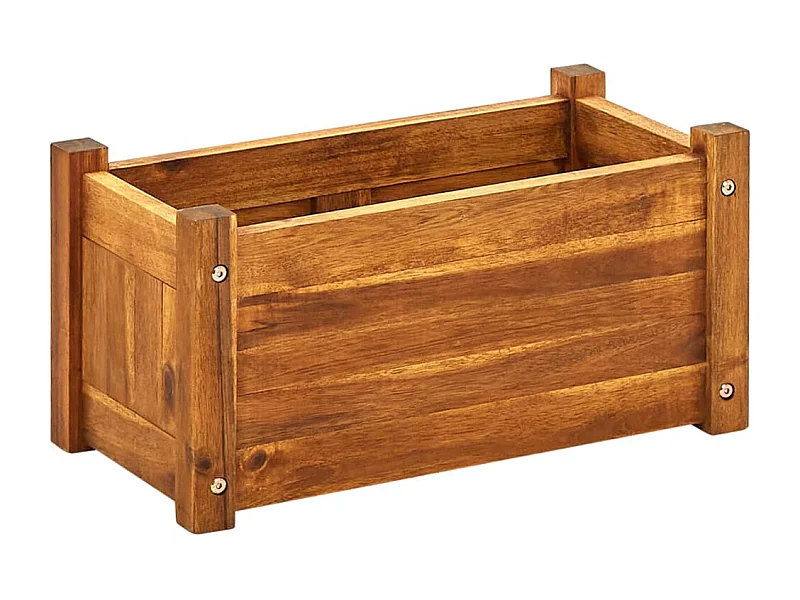 Lit surélevé de jardin Bois d'acacia 50x25x25 cm