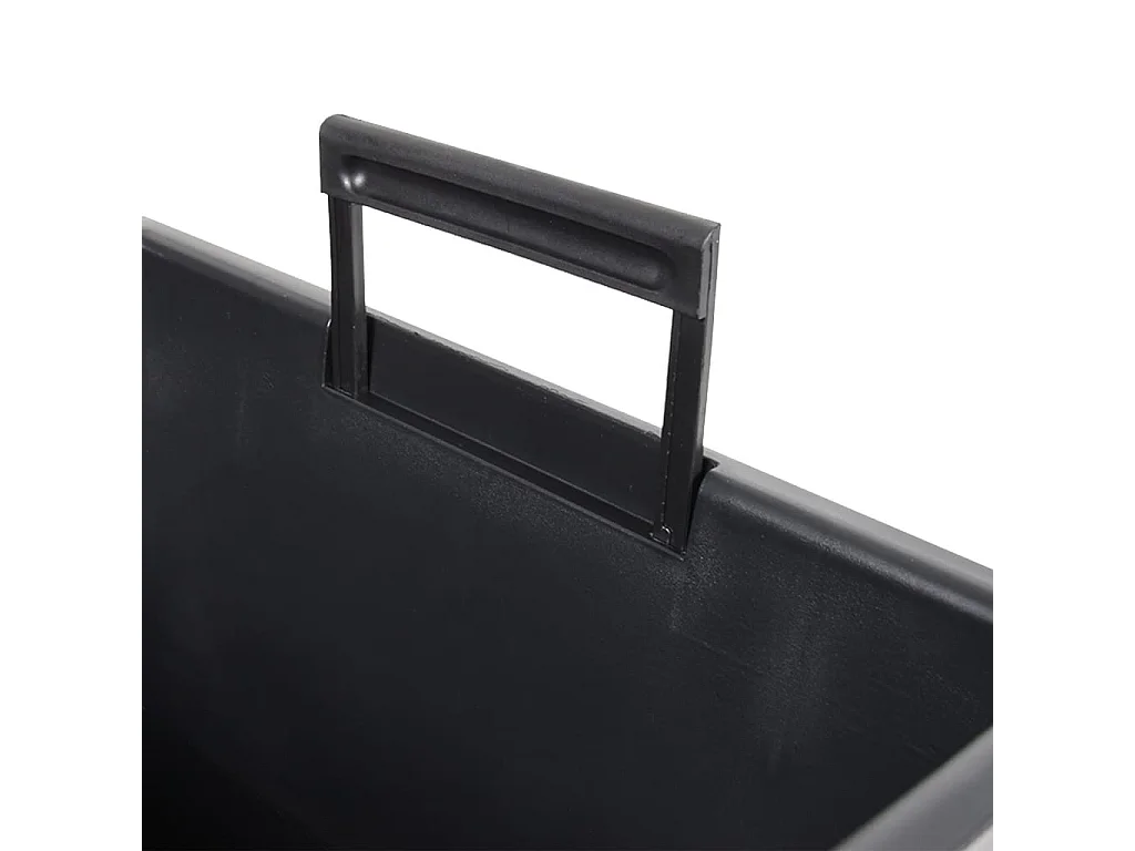 Macetero interior extraíble PP hormigón gris antracita 11/26,5L