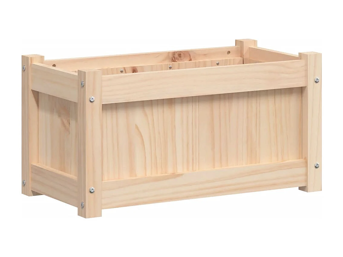 Jardinière d'extérieur 60x31x31 cm bois de pin massif