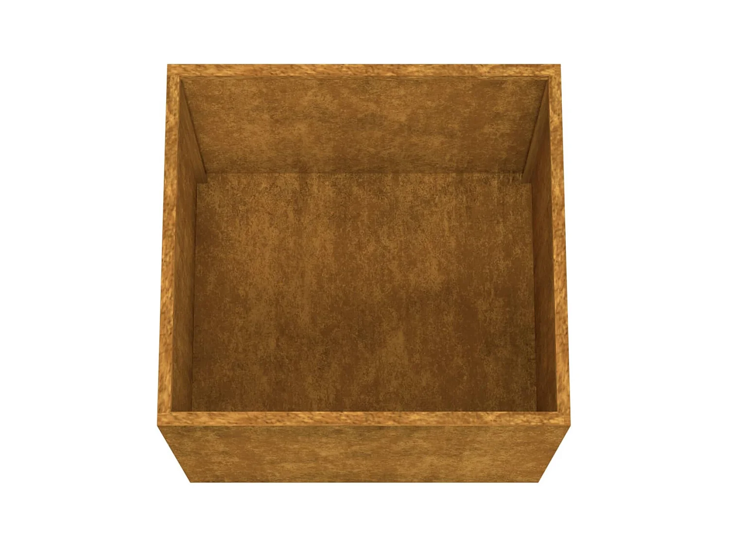 Jardinières 2 pièces 49x47x46 cm acier corten