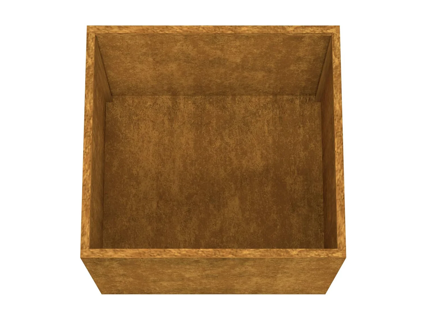 Jardineras 2 unidades acero corten 49x47x46 cm