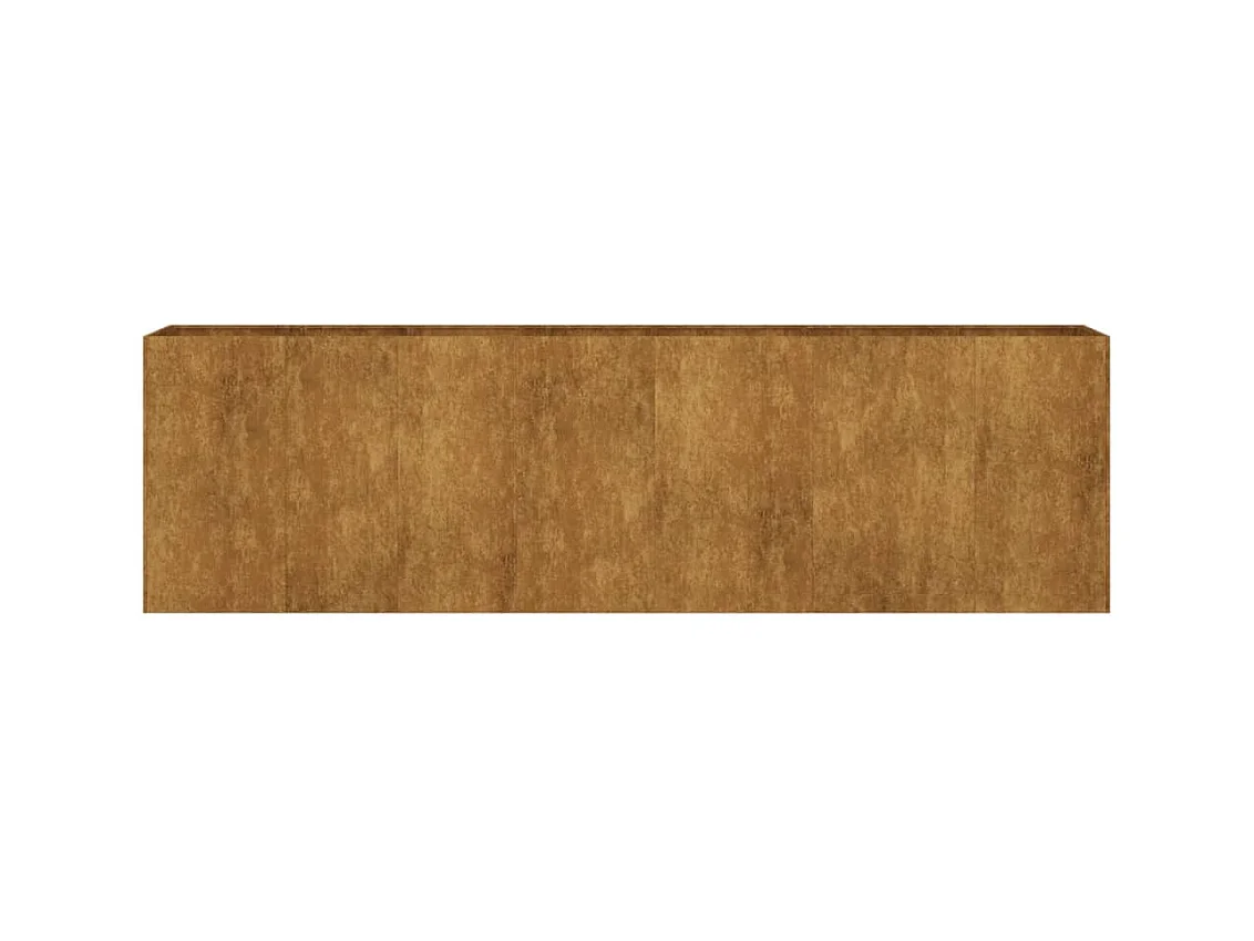 Lit surélevé de jardin 280x40x80 cm acier corten