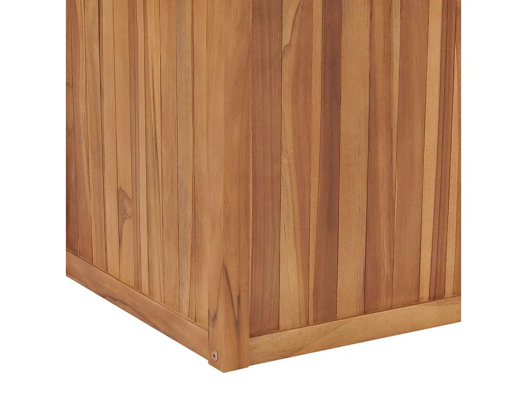 Arriate de madera maciza de teca 100x50x50 cm