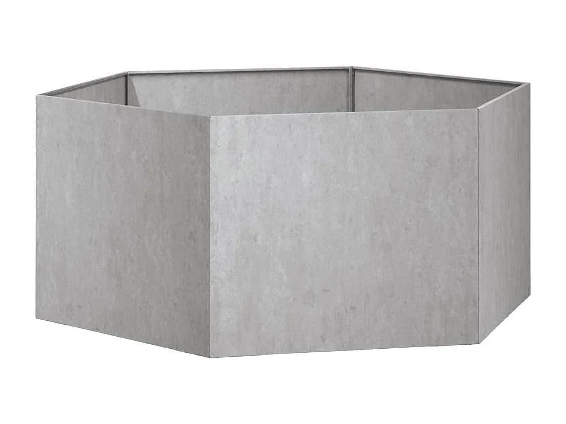 Jardinière Rouillé 90x90x45 cm Acier corten