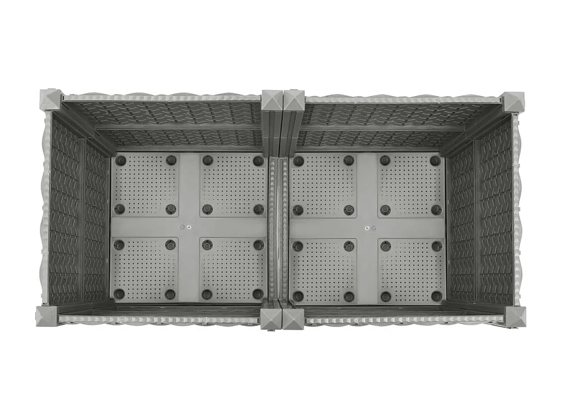 Canteiro elevado 80x40x38 cm polipropileno