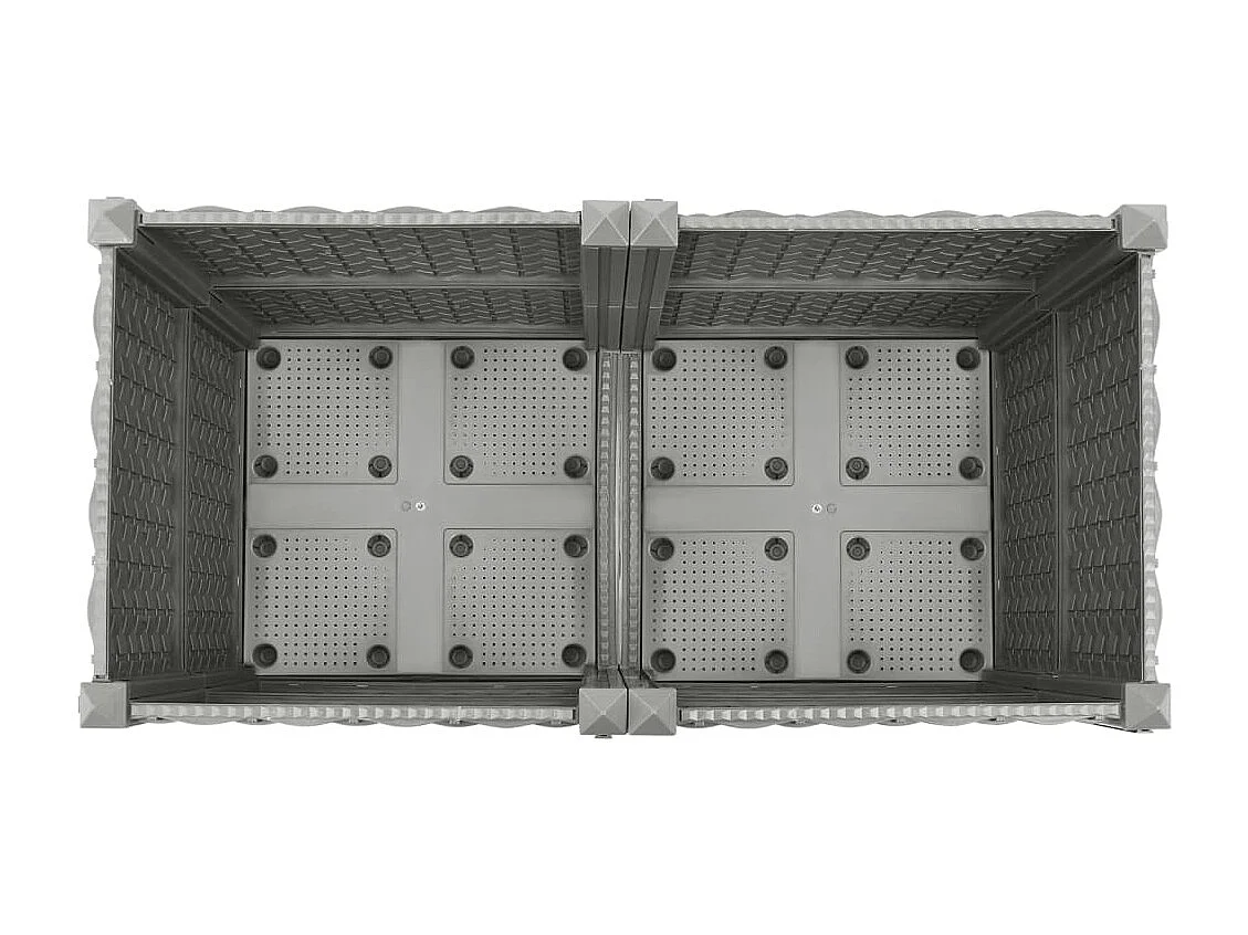 Canteiro elevado 80x40x38 cm polipropileno