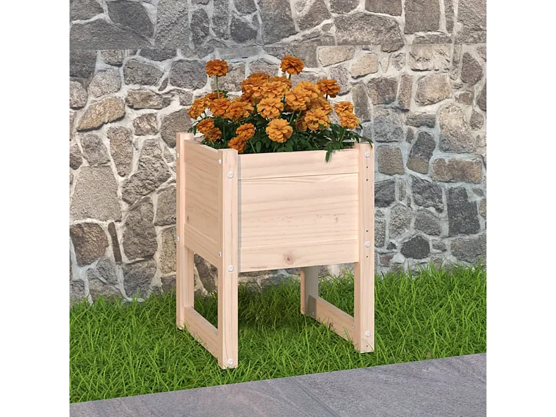 Jardinière 40x40x52,5 cm Bois massif de pin