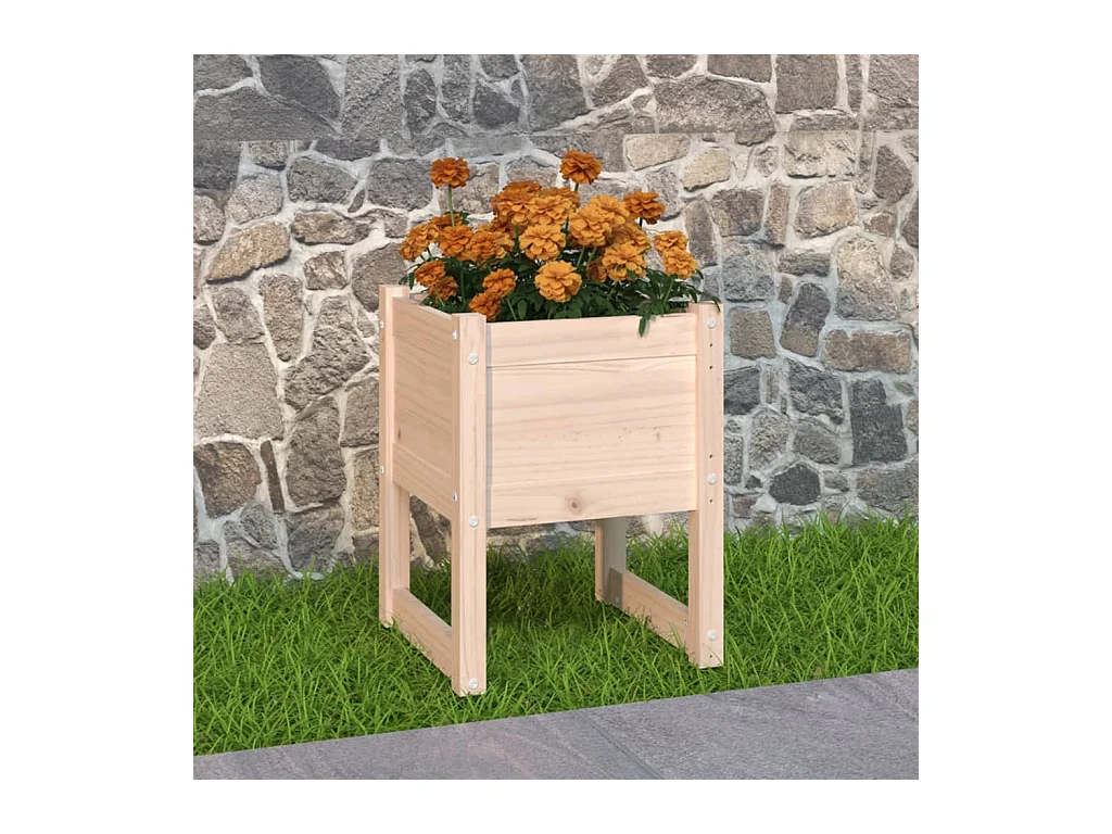 Jardinière 40x40x52,5 cm Bois massif de pin