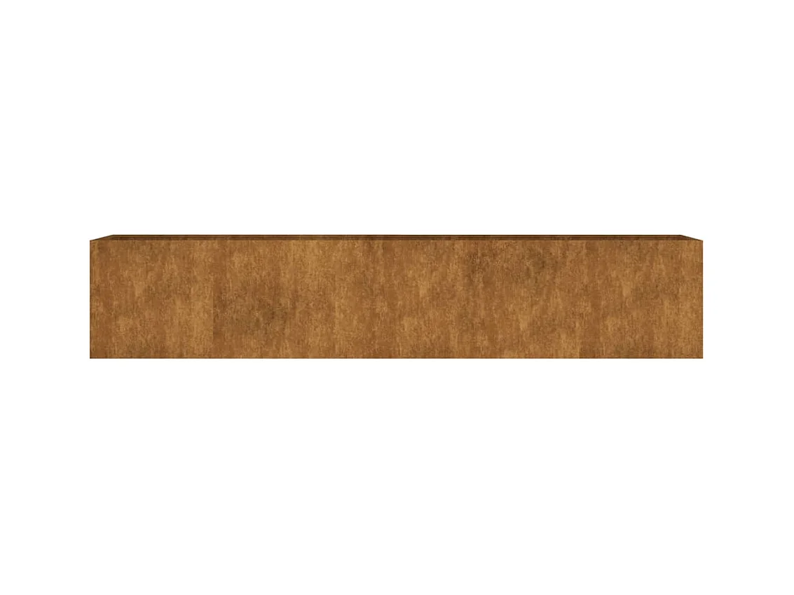 Lit surélevé de jardin 200x40x40 cm acier corten