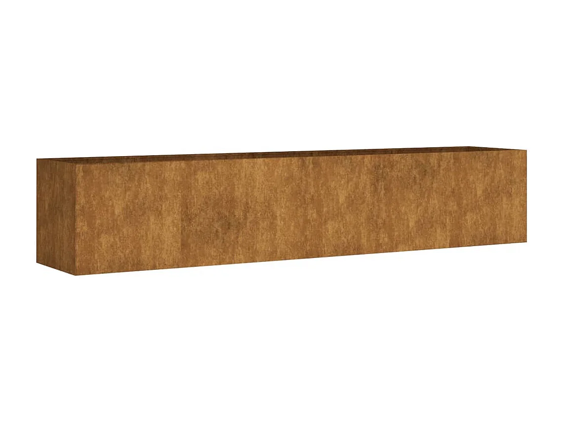 Lit surélevé de jardin 200x40x40 cm acier corten