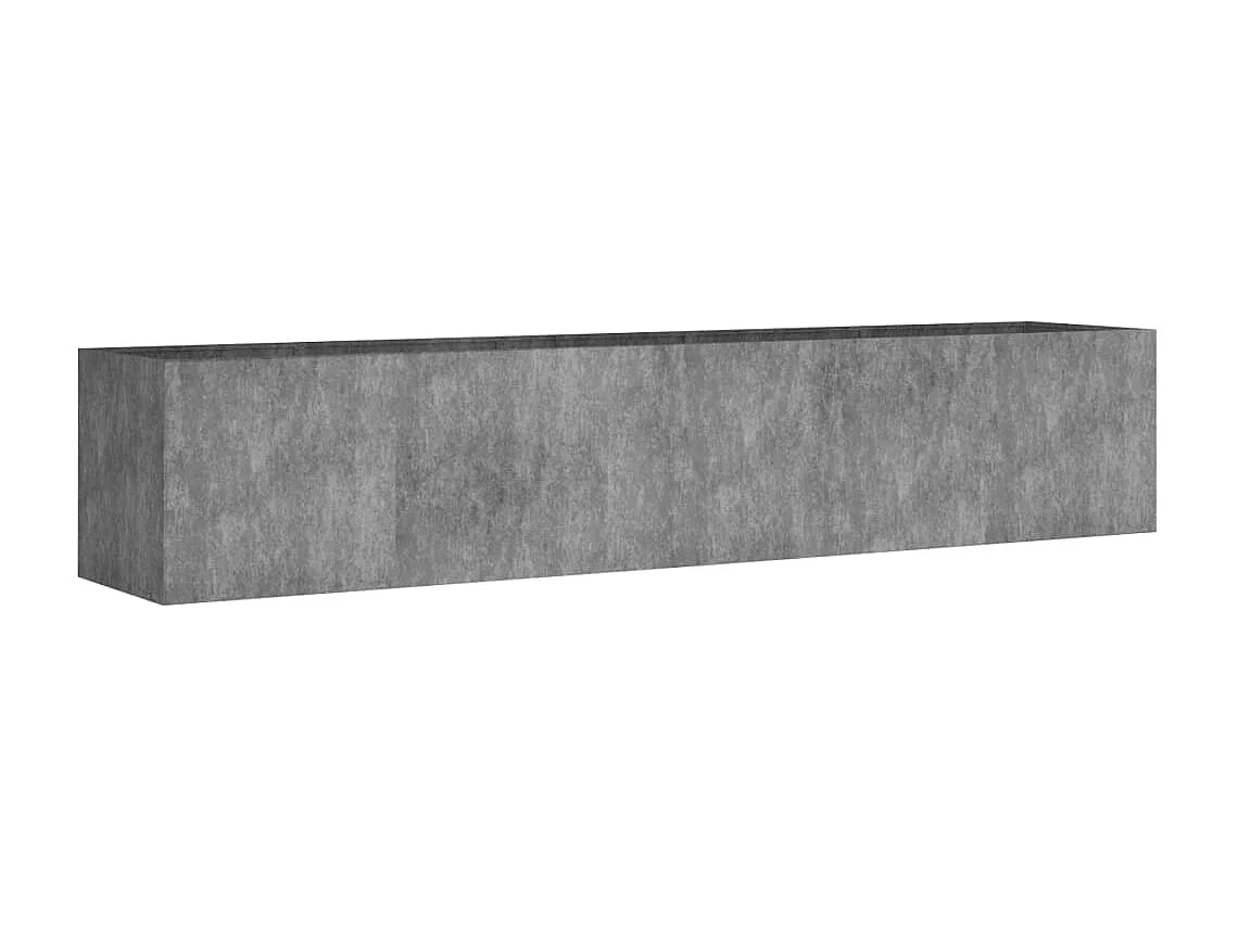 Lit surélevé de jardin 200x40x40 cm acier corten