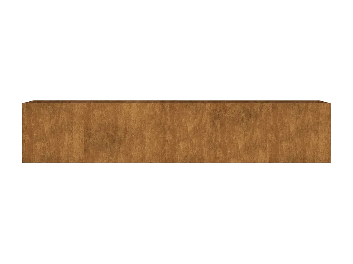 Lit surélevé de jardin 200x40x40 cm acier corten