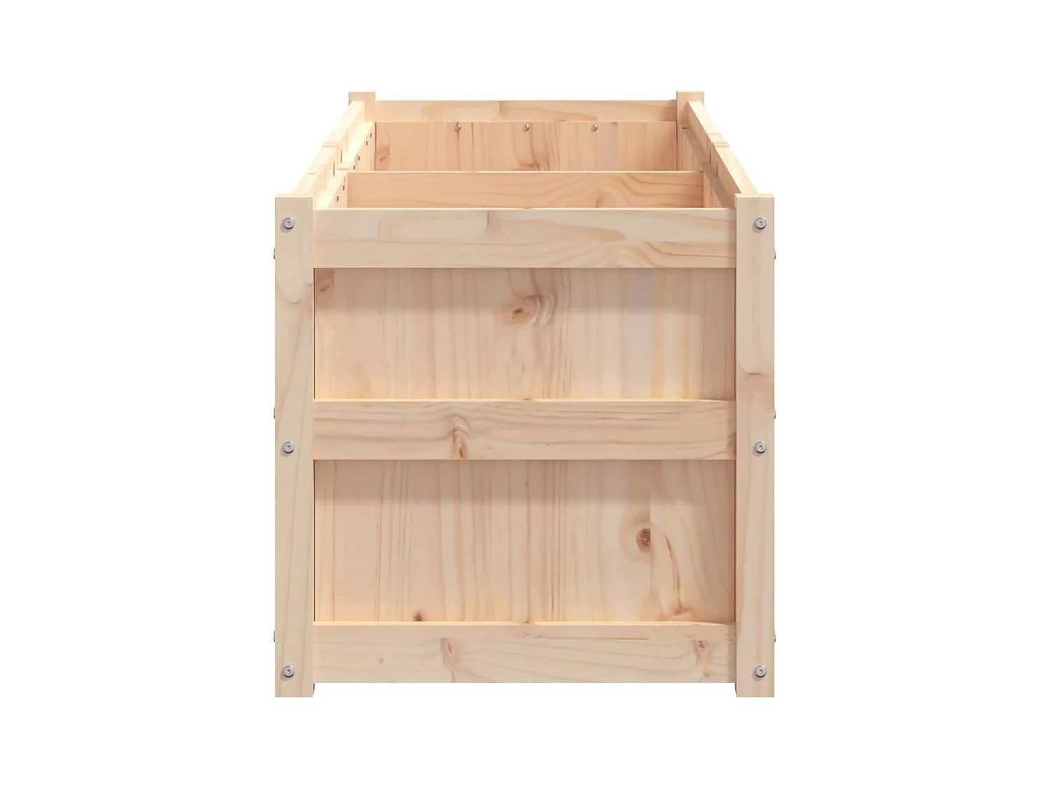 Jardinière 150x50x50 cm bois de pin massif