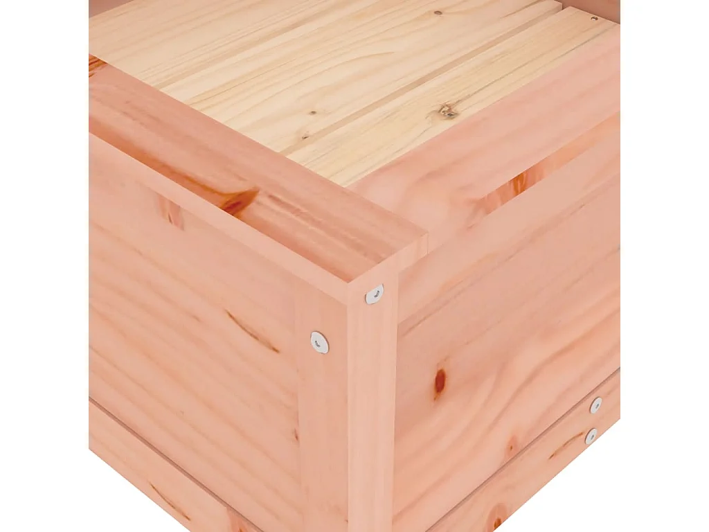 Jardinière 82,5x82,5x39 cm bois massif douglas