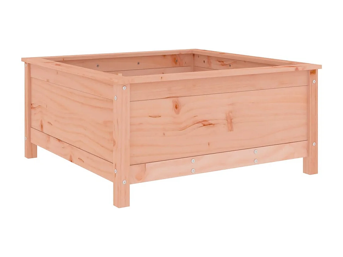 Jardinera madera maciza de abeto Douglas 82,5x82,5x39 cm