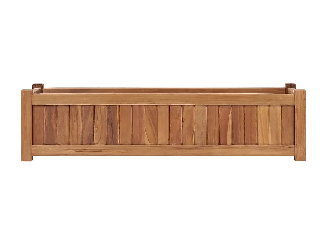 Lit surélevé 100x30x25 cm Bois de teck solide