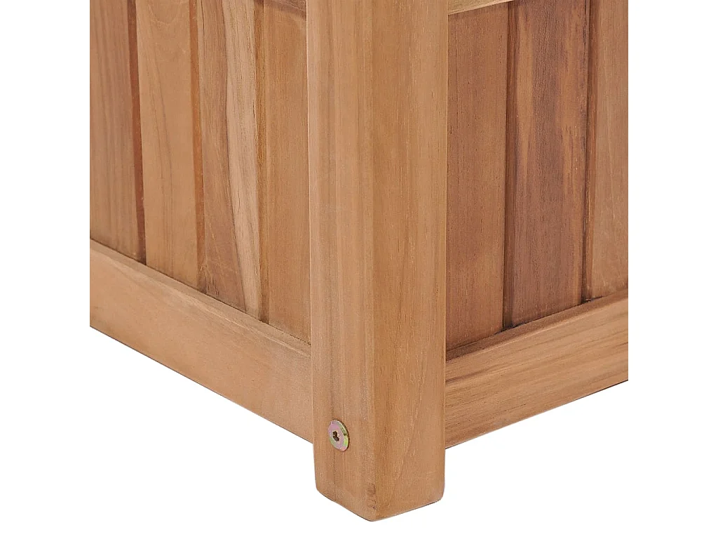 Lit surélevé 100x30x25 cm Bois de teck solide