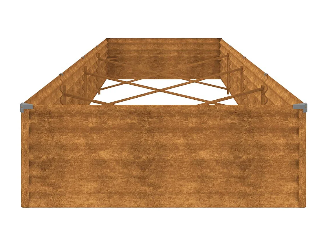 Jardinera acero corten 387x100x36 cm