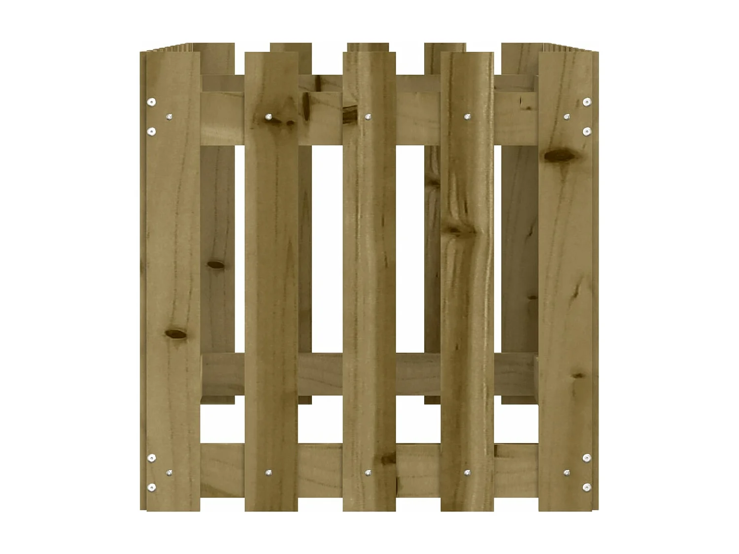 Lit surélevé de jardin design de clôture bois de pin imprégné