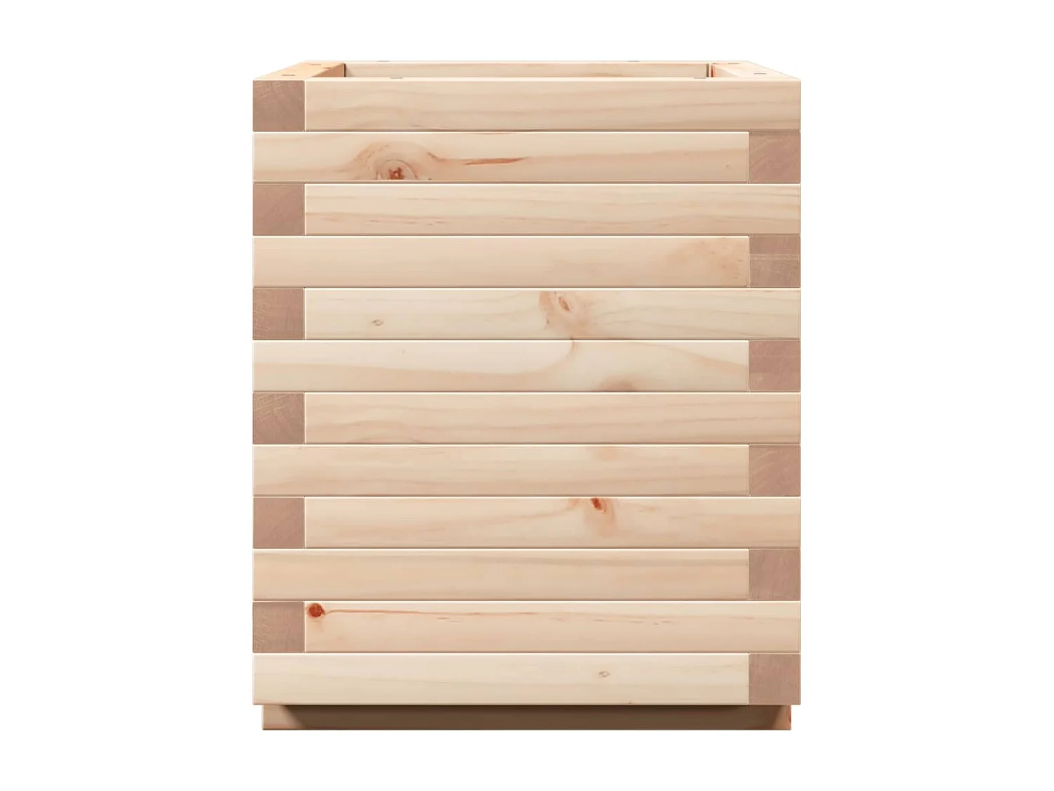 Jardinière 40x40x49,5 cm bois de pin massif