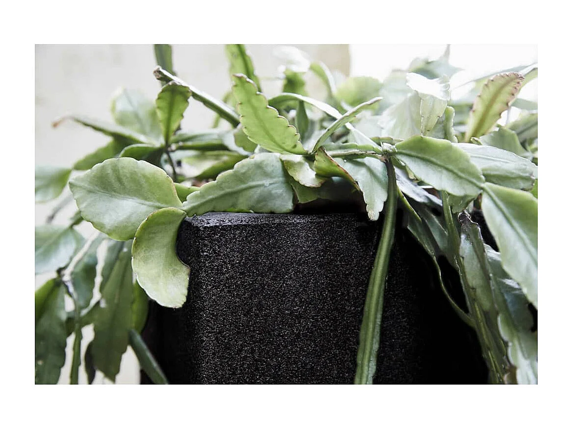 Jardinière Urban Smooth Carrée 40 x 40 x 40 cm Noir KBL903