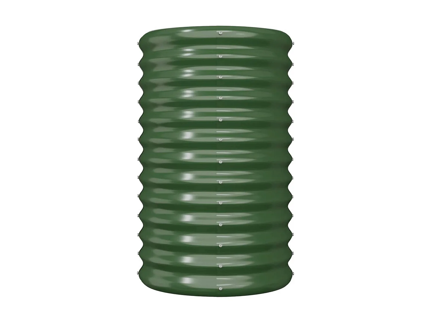 Jardinière de jardin Acier enduit de poudre 40x40x68 cm Vert