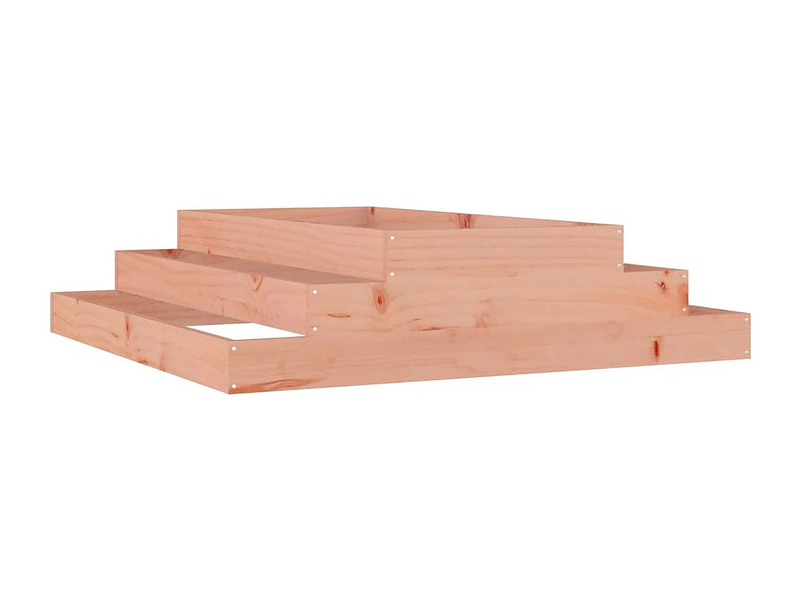 Jardinera de madera maciza de douglas 110x110x27 cm