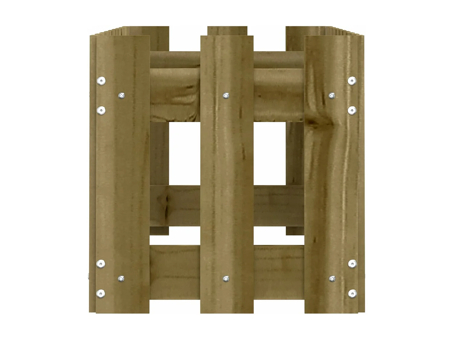 Lit surélevé de jardin design de clôture bois de pin imprégné