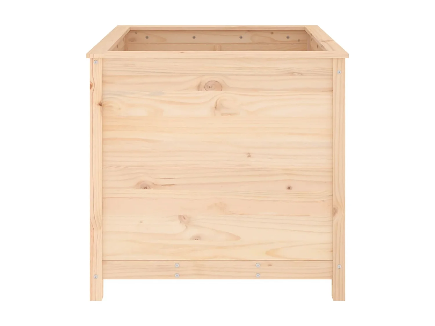 Jardinière 82,5x82,5x78 cm bois de pin massif