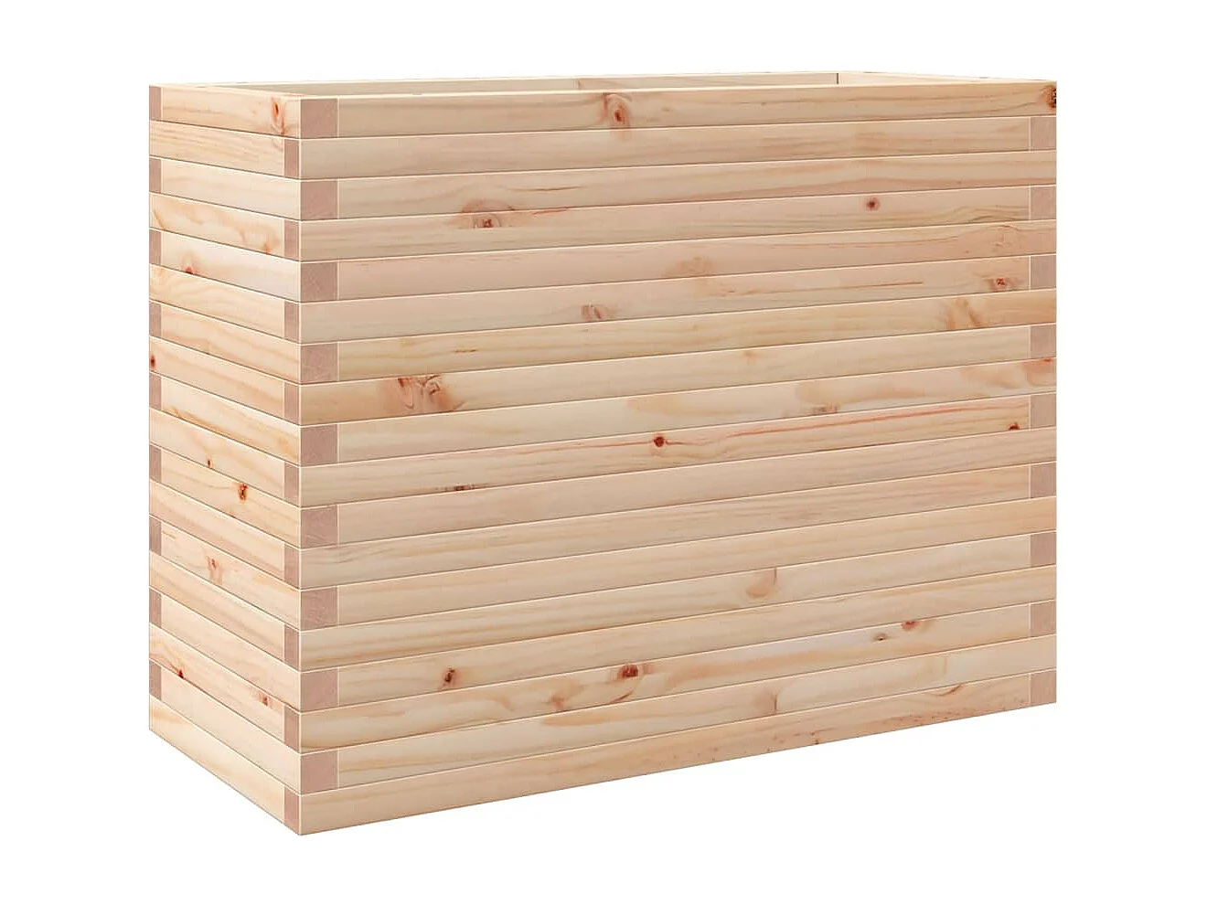 Jardinière 90x40x68,5 cm bois de pin massif